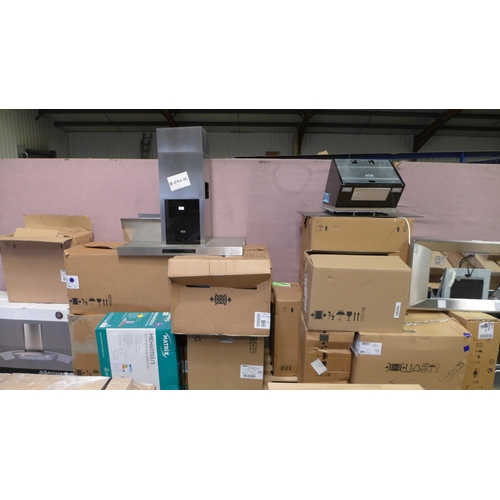 3154 - Quantity of Cooker Hood Extractors * This lot is subject to vat