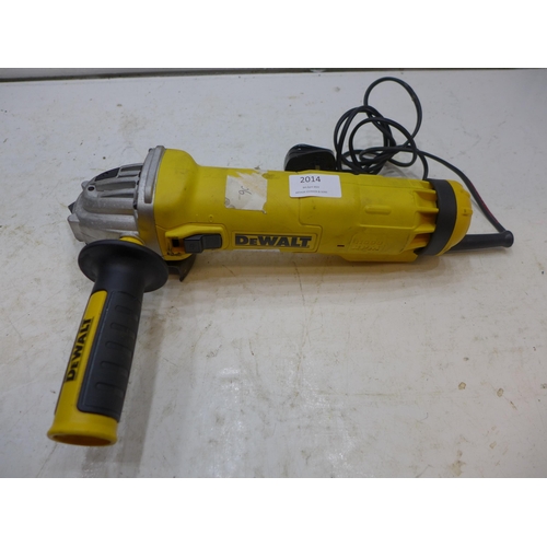 2014 - DeWalt 11,000rpm 240v angle grinder - W