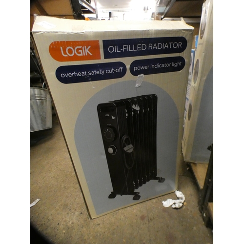 2080 - Logic oil radiator on wheels - boxed - W