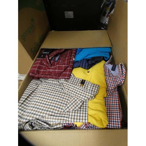 2092 - 30+ Items of branded men's fashion clothes, Hilfiger, Ralph Lauren, etc., many tagged