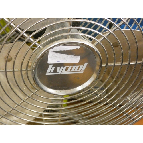 2104 - Icycool 3-speed retro/designer metal cooling fan - W