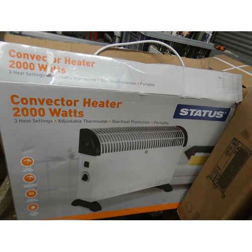 2130 - Oil filled radiator & 2 convection heaters