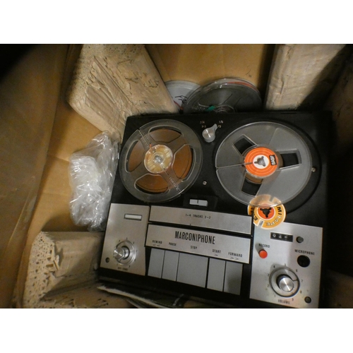 2156 - Marconiphone reel to reel tape recorder, approx. 50 yrs old - W