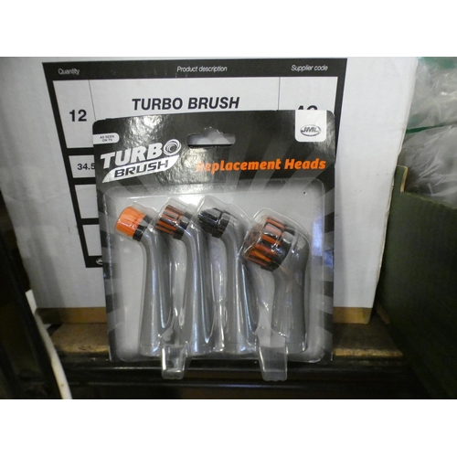 2188 - 4 Boxes of 12 (48 total) turbo brushes, unused