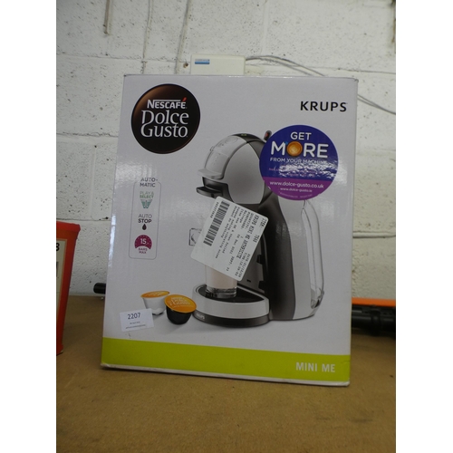 2207 - Krups Mini Me Anthricite coffee machine