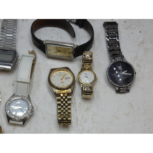 2229 - Approx 12 wristwatches inc. Rotary, Seiko, Sekonda, etc.