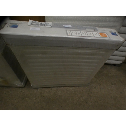 2289 - 500 x 500 Double panel radiator - unused