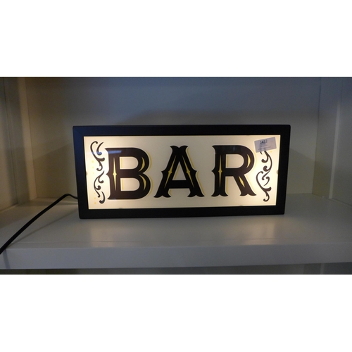 1432 - A bar light box and plug (TJ081024)   *