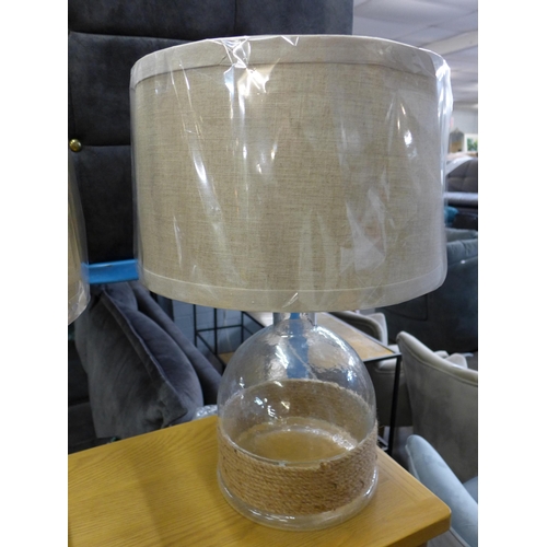 1468 - A pair of Besp-Oak large lamps