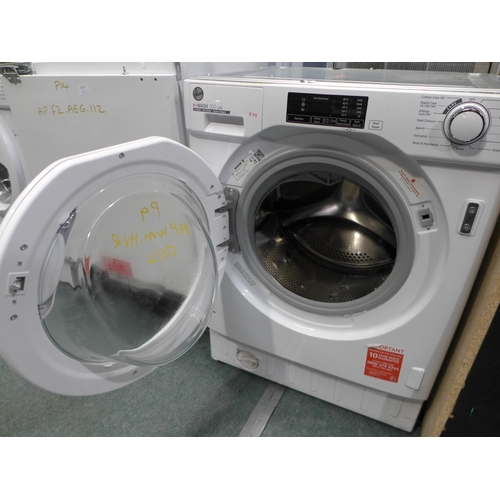 3359 - Hoover H-Wash 300 Lite Integrated Washing Machine (8kg)  H820xW600xD525, Model: HBWS48D1E, Original ... 