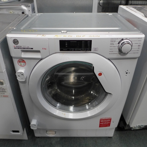 3362 - Hoover H-Wash 300 Lite Integrated Washing Machine (8kg)  H820xW600xD525, Model: HBWS48D1E, Original ... 