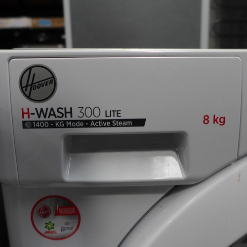 3362 - Hoover H-Wash 300 Lite Integrated Washing Machine (8kg)  H820xW600xD525, Model: HBWS48D1E, Original ... 