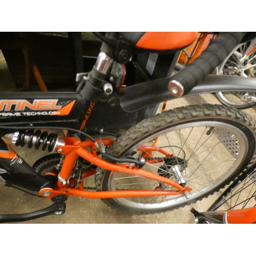 2361 - Seahawk Sentinel dual suspension black & red boy's MTB (Police repossession)