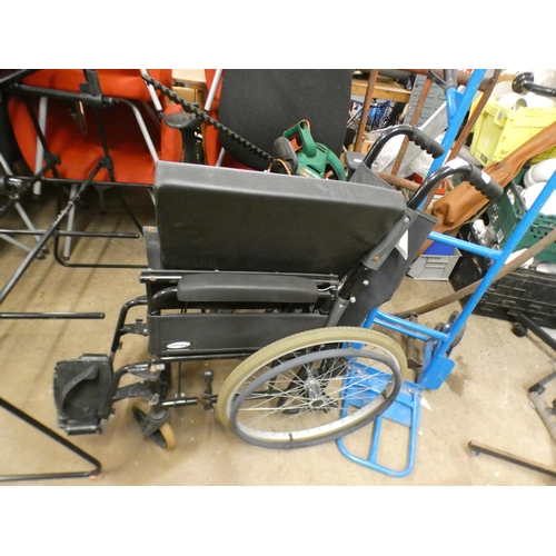 2384 - Lomas large wheel self propelling wheelchair