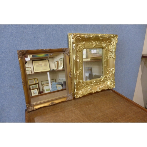 433 - Two gilt framed mirrors