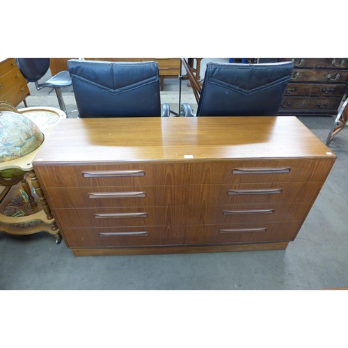 65 - A G-Plan Fresco teak chest of drawers