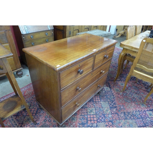 7 - A George IV mahogany chest of drawers