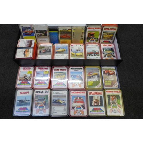 673 - A collection of Top Trumps card games