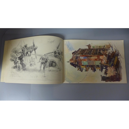 700 - A WWII (1942) related Hans Liska printed sketchbook