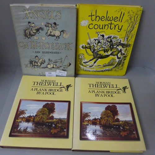 722 - Four Norman Thelwell first edition books