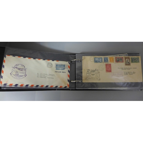 723 - Stamps, an album of First Flight covers, 1928 onwards (44 no.)