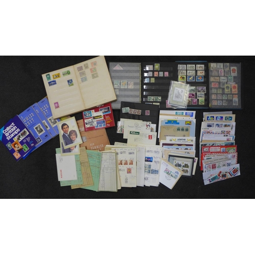 727 - A box of stamps, covers, booklets, mini sheets, etc.