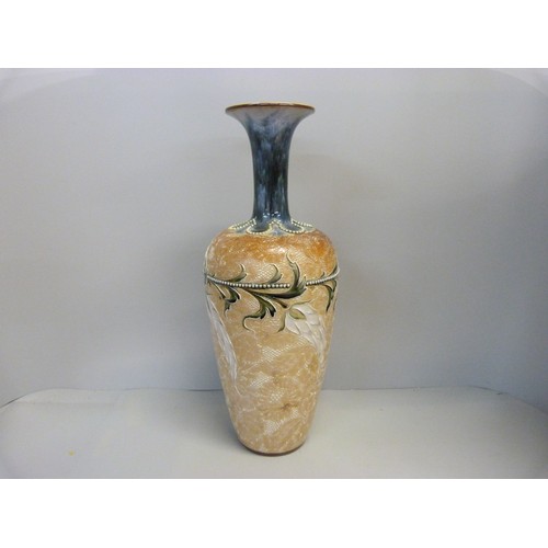 609 - A large Doulton Lambeth Slater's Patent vase, 38cm