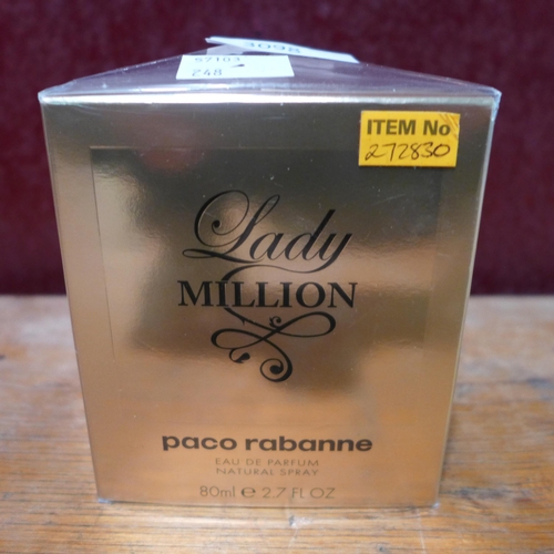 3098 - Paco Rabanne Lady Million Spray 80Ml   (248-39)   * This lot is subject to vat