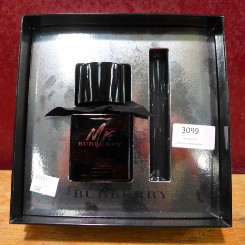 3099 - Burberry Mr Burberry Aftershave (248-43)   * This lot is subject to vat