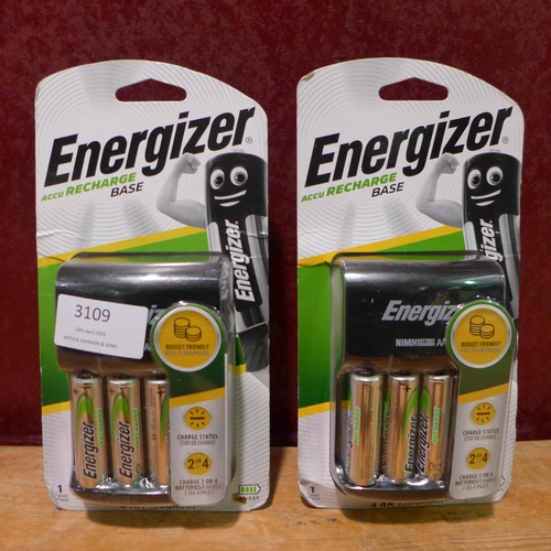 3109 - 2 Energizer battery chargers