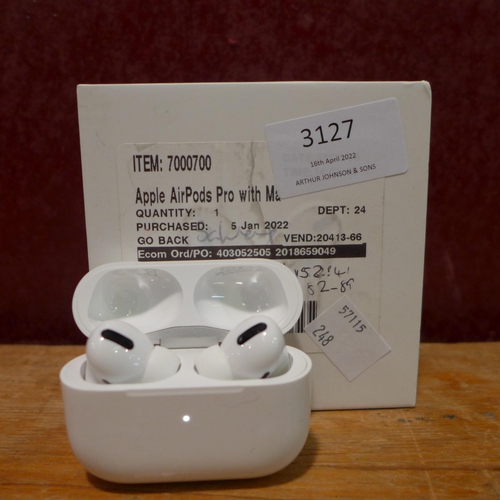 3127 - Apple Airpods Pro Magsafe Mlwk3Zm/A    , Original RRP £164.99 + Vat        (248-104)   * This lot is... 