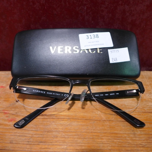 3138 - Versace 1184 1261 53X18  Matte Black Metal Frames,  , Original RRP £116.85 + Vat         (248-94)   ... 