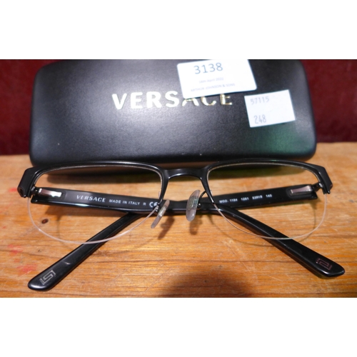 3138 - Versace 1184 1261 53X18  Matte Black Metal Frames,  , Original RRP £116.85 + Vat         (248-94)   ... 