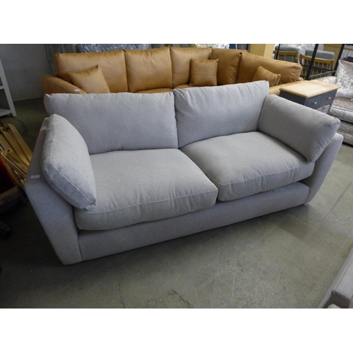 1731 - An Estate Ashley oatmeal fabric three seater sofa RRP £699