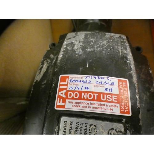 2104 - A Draper expert 240v breaker drill, a/f - stock no - 83352 - failed electrical safety test due to da... 