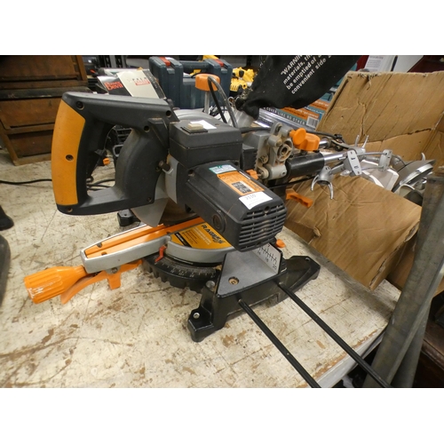 2110 - Evolution Rage 3S multi-purpose sliding compound mitre saw - serial A102UO220