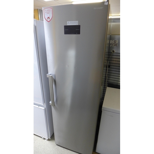 1777 - Sharp SJ-Lc31Chxif Inox  380L Tall Larder Fridge   ,Original RRP £416.66 + vat (4093-26) * This lot ... 