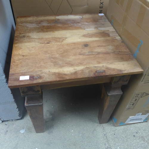 1785 - A rustic square side table