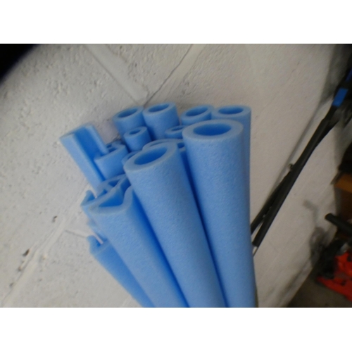 2302 - 24 x 2m, three sizes pipe insulation, unused