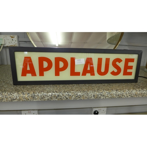 1315 - An Applause light box