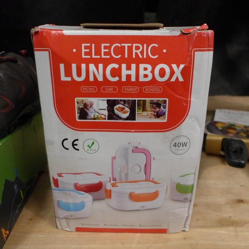 3060 - 40w electric lunch box, Joseph Joseph Connect 3Pc Dishrack, Telescopic Bathroom Scrubber, ETC