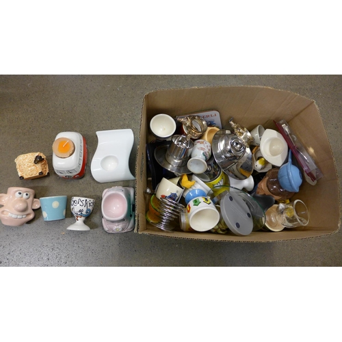 1112 - A box of novelty egg cups **PLEASE NOTE THIS LOT IS NOT ELIGIBLE FOR POSTING AND PACKING**