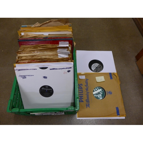 1114 - A box of 78RPM records, Rock and Roll, Cliff Richard, Little Richard, Marty Wilde, Bill Hayley **PLE... 