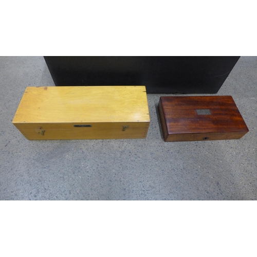 1139 - Ten wooden boxes including French mahogany and walnut **PLEASE NOTE THIS LOT IS NOT ELIGIBLE FOR POS... 