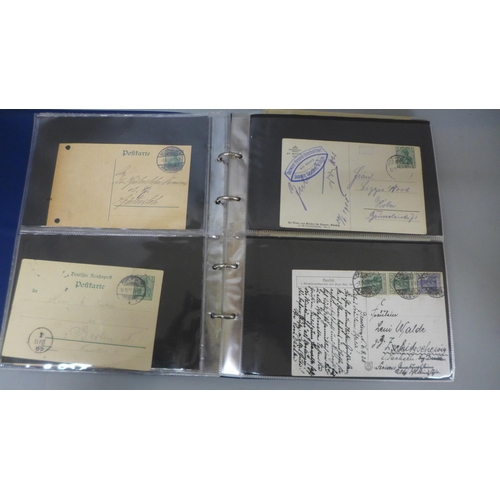 674 - Stamps; German postal history in album, pre-stamp onwards (88 no.)