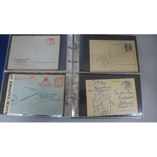 674 - Stamps; German postal history in album, pre-stamp onwards (88 no.)