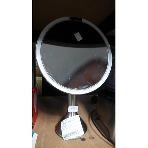 3468 - Simplehuman Sensor Mirror, (249-528)   * This lot is subject to vat