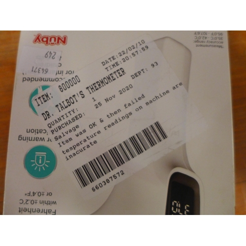 3168 - 2 x Dr. Talbot'S Thermometer Non-Contact  , (249-268,269)   * This lot is subject to vat