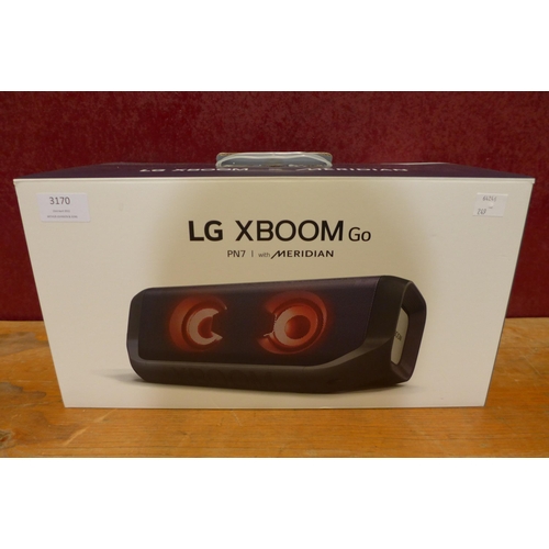3170 - LG Pn7 Wireless Speaker   , Original RRP £114.99 + vat , (249-145)   * This lot is subject to vat