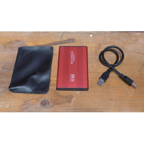 3187 - Red 1TB external hard drive
